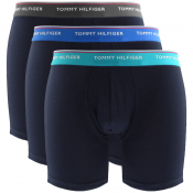 Tommy Hilfiger Underwear 3 Pack Boxer Shorts Navy